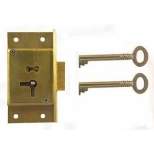 Brass Cupboard Lock 1 Lever (D14)